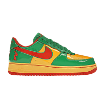 Фото № 1 с приближением к товару «‎Lil Yachty x Nike Air Force 1 Low Concrete Boys - Lucky Green Friends & Family»