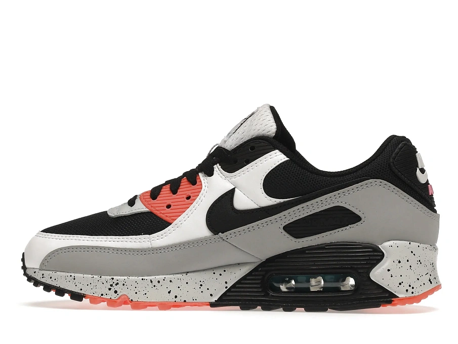 Фото № 6 с приближением к товару «‎Nike Air Max 90 White Orange Black»