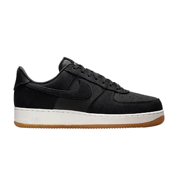 Nike Air Force 1 Low 07 LV8 Black Canvas