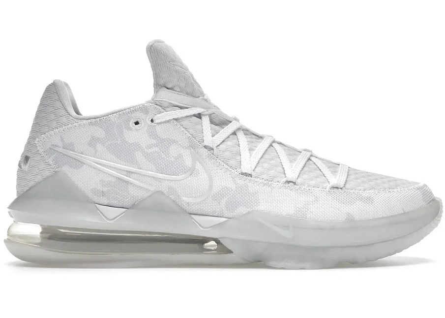 Фото № 1 с приближением к товару «‎Nike LeBron 17 Low White Camo»