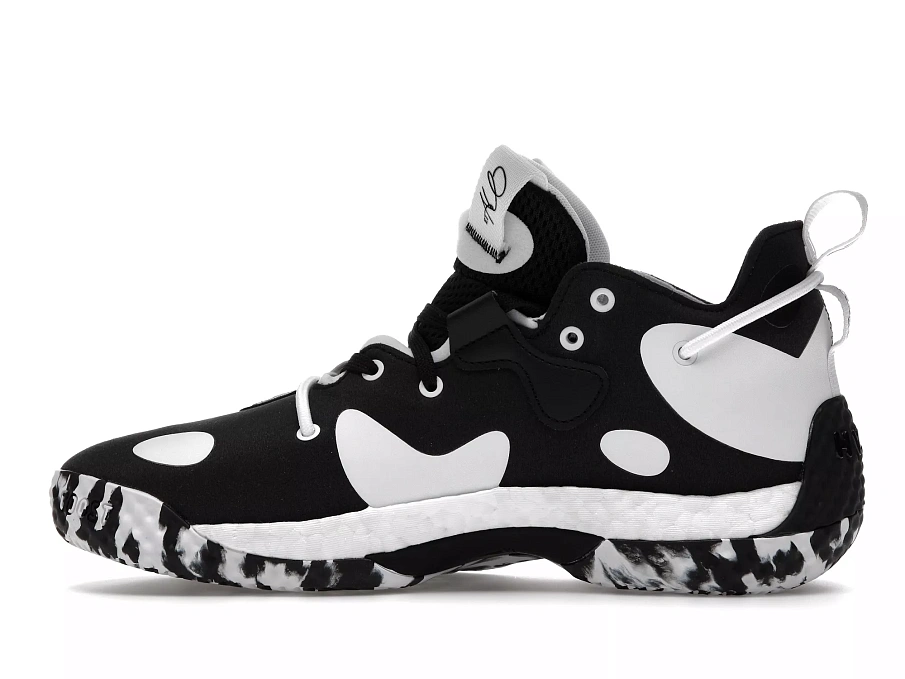 Фото № 4 с приближением к товару «‎adidas Harden Vol. 6 Black White»