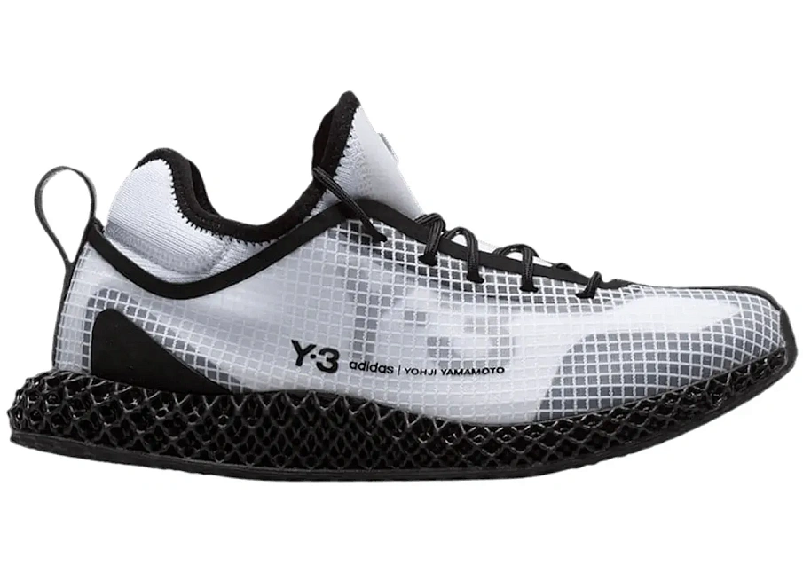 Фото № 1 с приближением к товару «‎adidas Y-3 Runner 4D IO White Black»