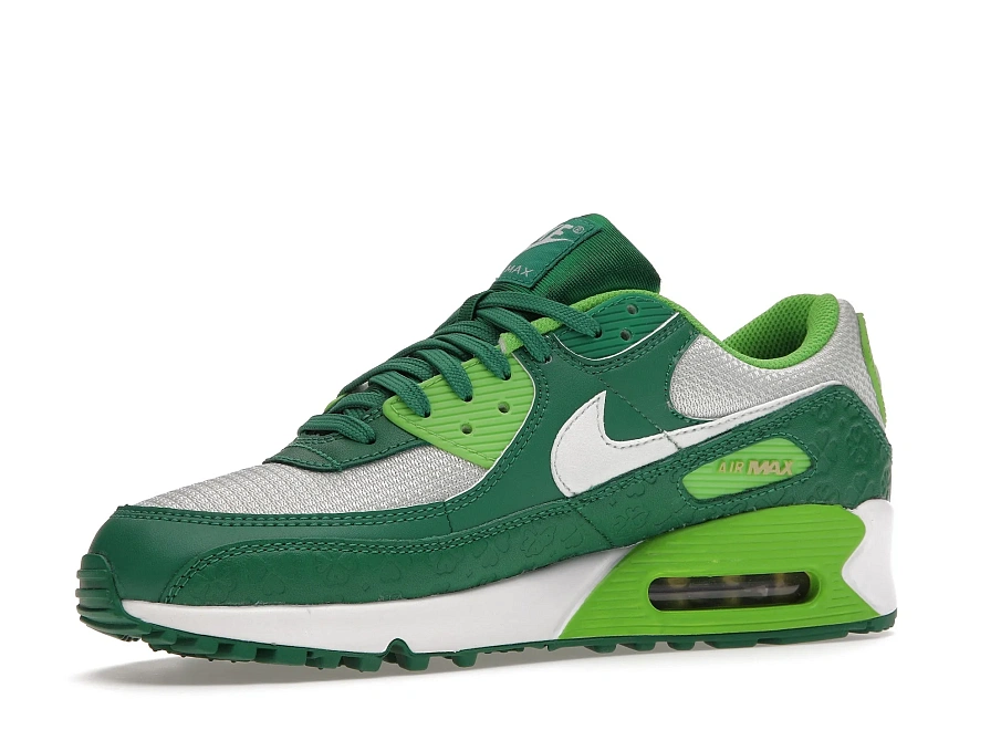 Фото № 4 с приближением к товару «‎Nike Air Max 90 St Patricks Day (2021)»