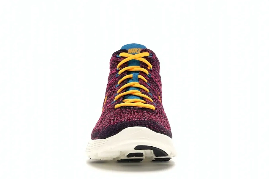 Фото № 2 с приближением к товару «‎Nike Lunar Flyknit Chukka Grand Purple Laser Orange»