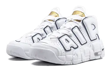 Nike Air More Uptempo Navy White - 4