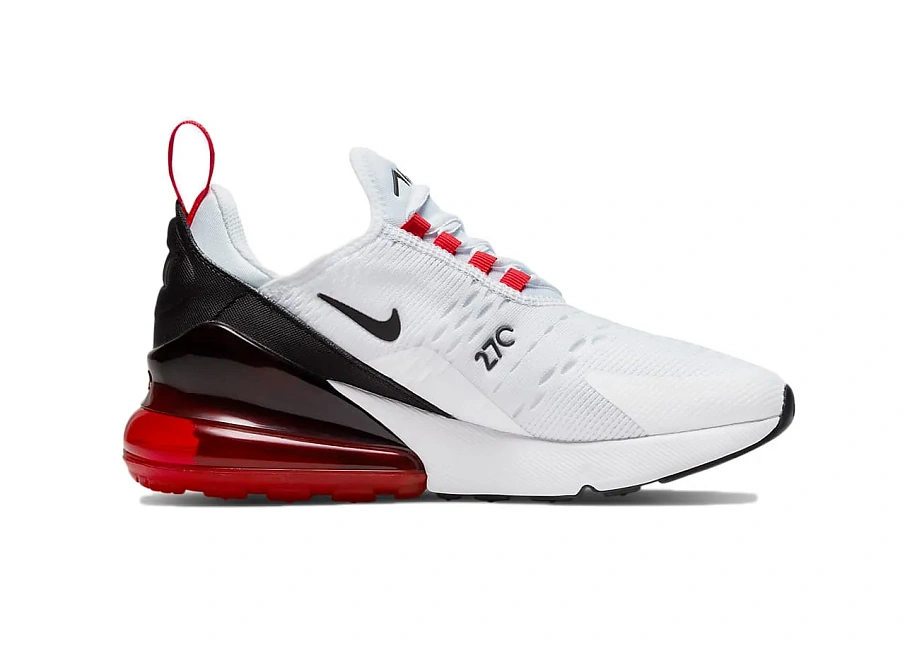 Фото № 1 с приближением к товару «‎Nike Air Max 270 White Red »