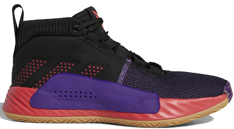Фото № 1 с приближением к товару «‎adidas Dame 5 Black Red Purple»