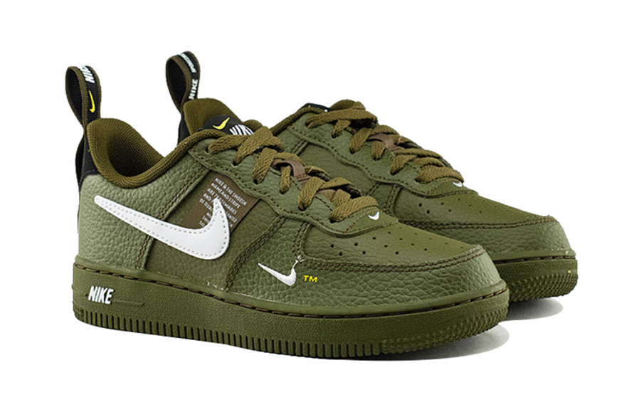 Фото № 2 с приближением к товару «‎Nike Air Force 1 LV8 Utility PS 'Olive Green'»