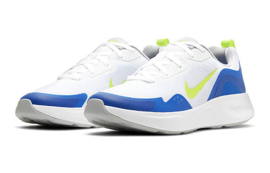 Фото № 3 с приближением к товару «‎Nike WearAllDay (GS) WhiteGreenBlue»