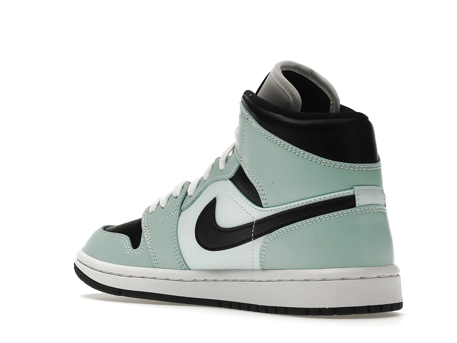 Фото № 6 с приближением к товару «‎Jordan 1 Mid Aqua Blue Tint »