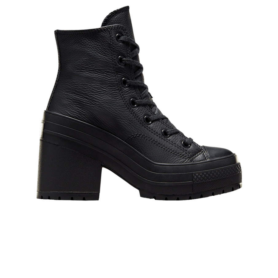 Фото № 1 с приближением к товару «‎Converse Women's Chuck 70 De Luxe Heel Leather High Black»