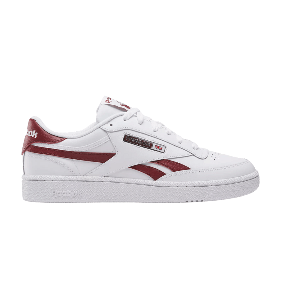 Фото № 1 с приближением к товару «‎Reebok Club C Revenge White Rich Maroon»