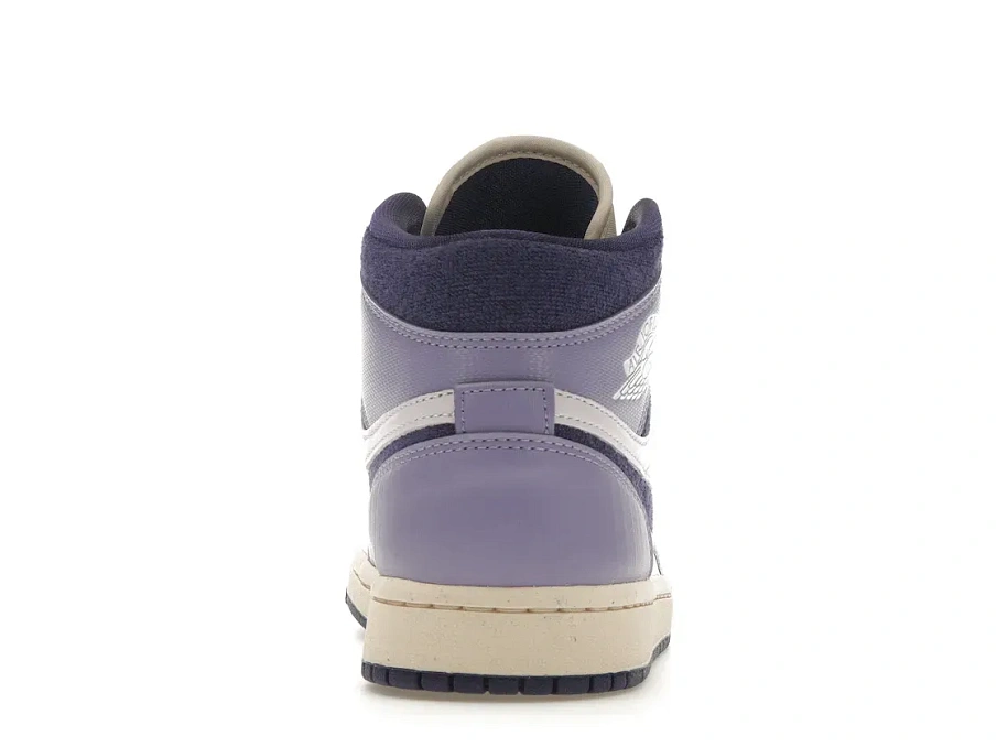 Фото № 4 с приближением к товару «‎Jordan 1 Mid SE Chenille Sky J Light Purple »