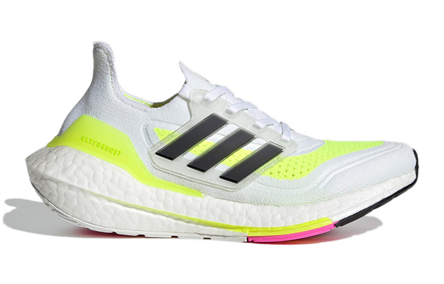Фото № 2 с приближением к товару «‎adidas Ultraboost 21 J WhiteYellow»