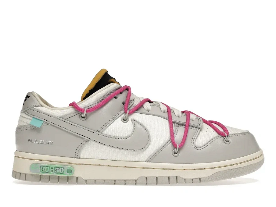 Фото № 1 с приближением к товару «‎Nike Dunk Low Off-White Lot 30»