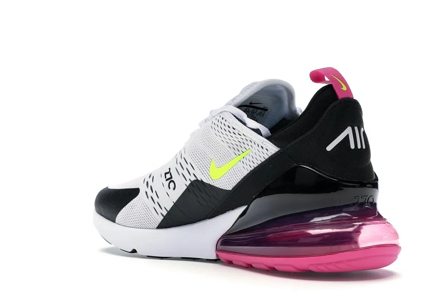 Фото № 5 с приближением к товару «‎Nike Air Max 270 White Black Fuchsia Volt»