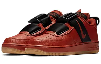 Nike Air Force 1 Utility GS 'Dune Red' (AJ6601-600) - 4
