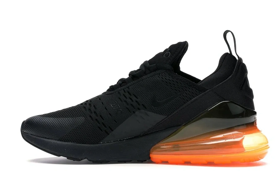 Фото № 5 с приближением к товару «‎Nike Air Max 270 Black Total Orange»