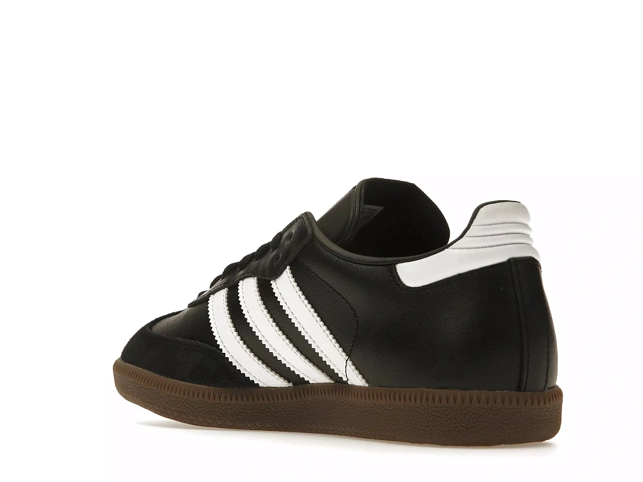 Фото № 4 с приближением к товару «‎adidas Samba Leather Black White»