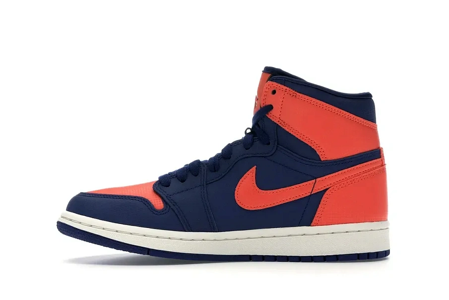 Фото № 3 с приближением к товару «‎Jordan 1 Retro High Blue Void Turf Orange »