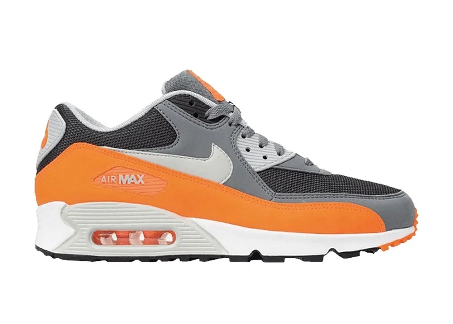 Фото № 1 с приближением к товару «‎Nike Air Max 90 Essential Cool Grey Total Orange»