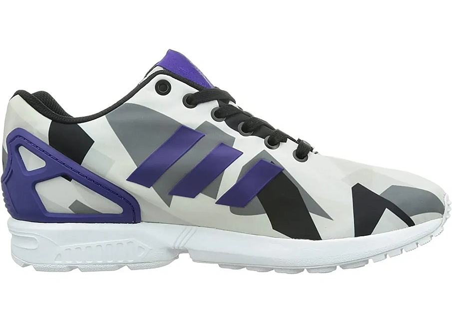 Фото № 1 с приближением к товару «‎adidas ZX Flux White Purple Black»