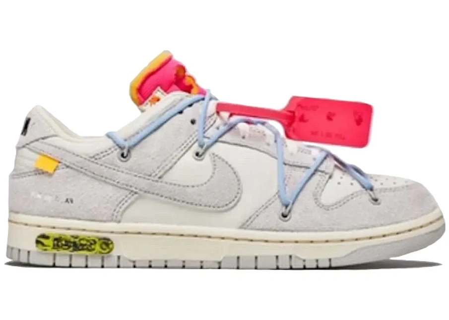 Фото № 1 с приближением к товару «‎Nike Dunk Low Off-White Lot 38»