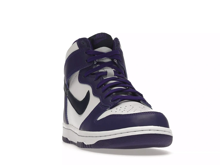 Фото № 2 с приближением к товару «‎Nike Dunk High Electro Purple Midnght Navy »