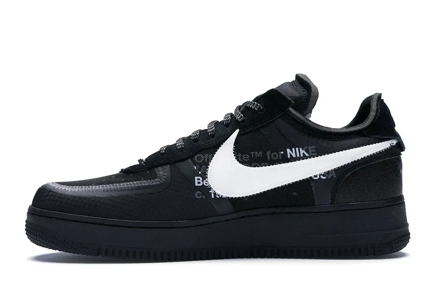 Фото № 3 с приближением к товару «‎Nike Air Force 1 Low Off-White Black White»