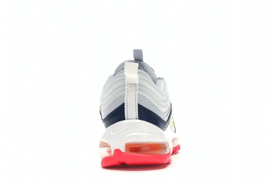 Фото № 4 с приближением к товару «‎Nike Air Max 97 Midnight Navy Racer Pink Laser Orange »