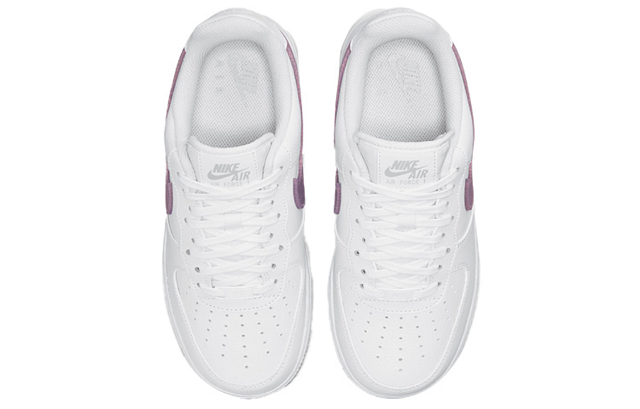 Фото № 4 с приближением к товару «‎Nike Air Force 1 Low "Glitter Swoosh" Low-Top Sneakers WhitePurple»