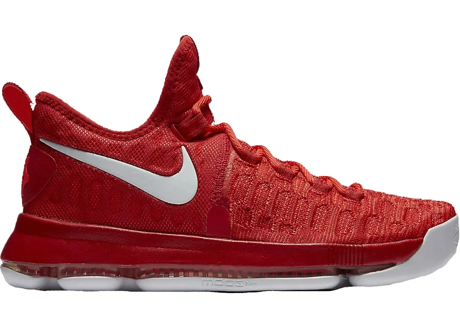 Фото № 1 с приближением к товару «‎Nike KD 9 Varsity Red»