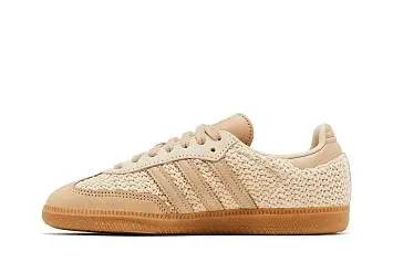 adidas Women's Samba OG Knit Pack - Sand Strata - 4