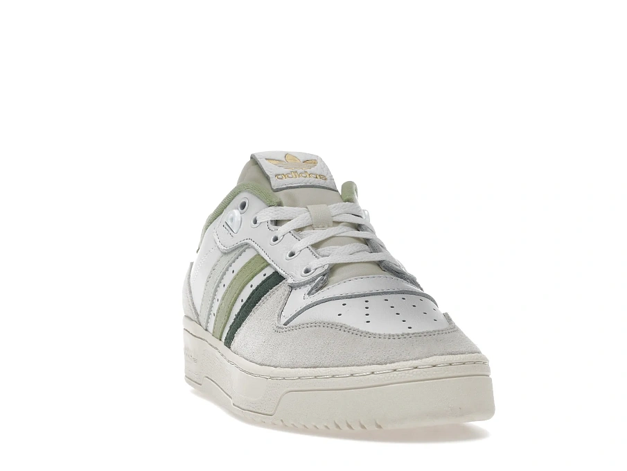 Фото № 4 с приближением к товару «‎adidas Rivalry Low Footwear White Linen Green»