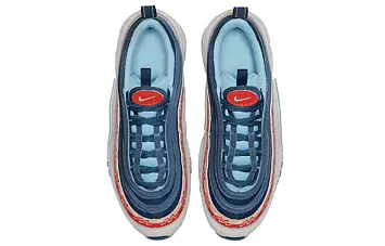 Nike Air Max 97 Gs 'Swoosh Chain' WhiteBlueOrange - 2