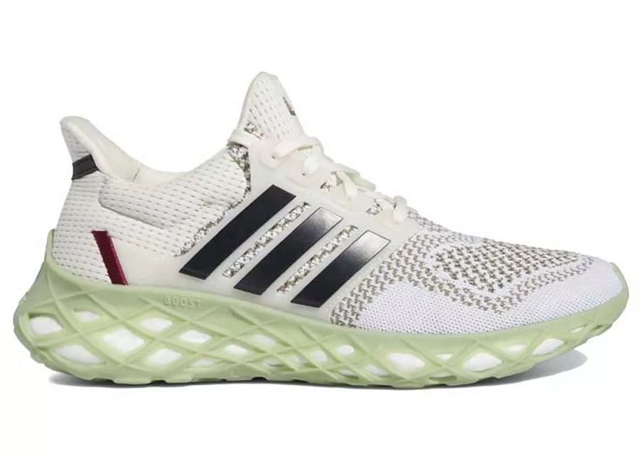 Фото № 1 с приближением к товару «‎adidas Ultra Boost Web DNA White Carbon Orbit Green»