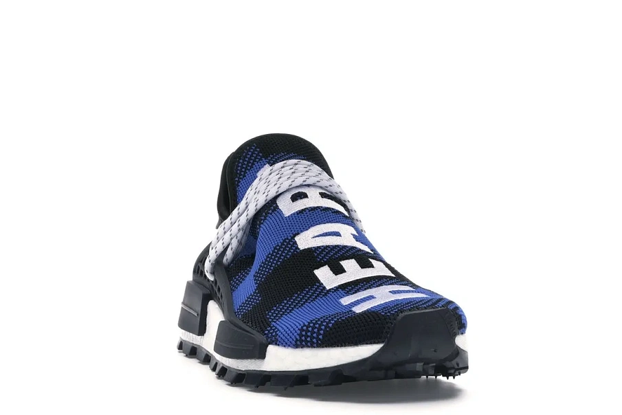 Фото № 2 с приближением к товару «‎adidas NMD Hu Pharrell x BBC Blue Plaid»