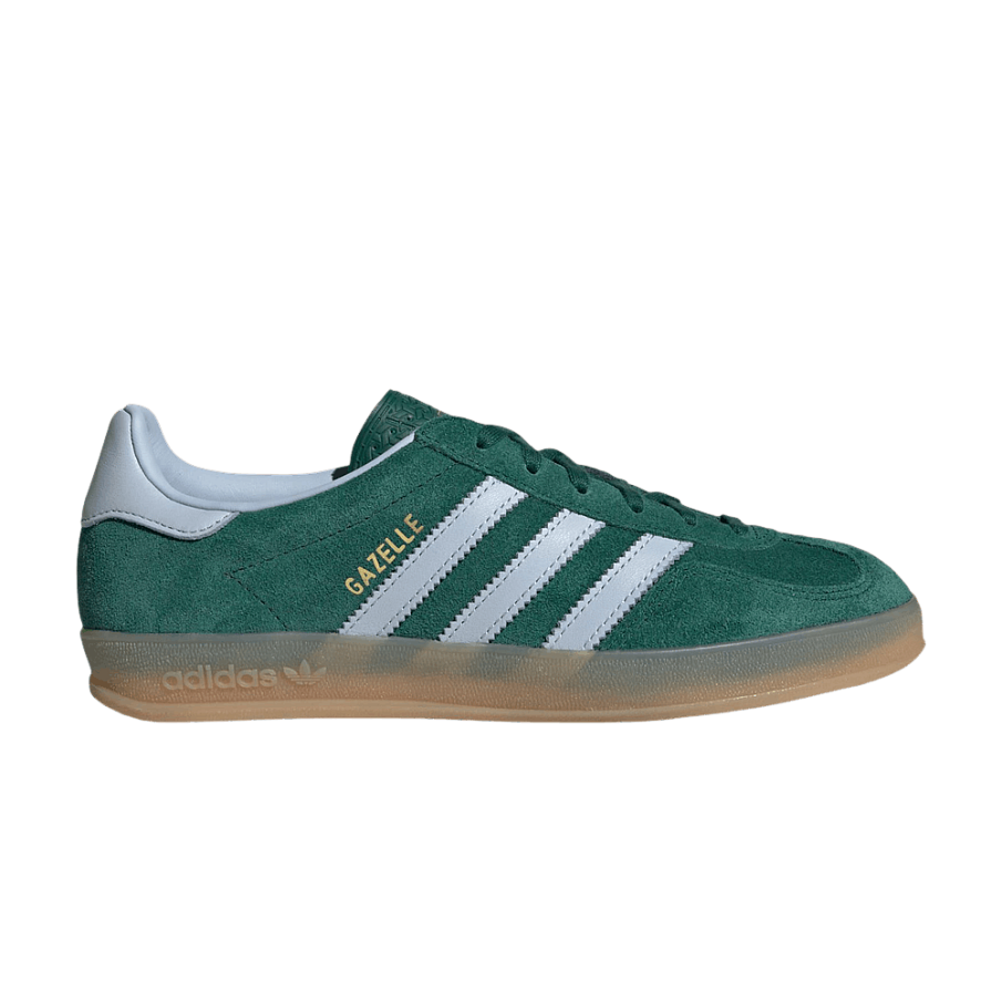 Фото № 1 с приближением к товару «‎adidas Women's Gazelle Indoor Collegiate Green Crystal Sky Gum»