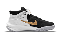 Фото № 2 с приближением к товару «‎(BP) Nike Team Hustle D 10 FlyEase WhiteGoldBlack»