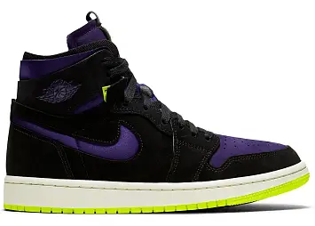 Jordan 1 High Zoom Air CMFT Black Court Purple Lemon Venom (CT0979-001)