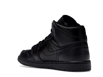 Фото № 5 с приближением к товару «‎Jordan 1 Mid Triple Black (2022)»