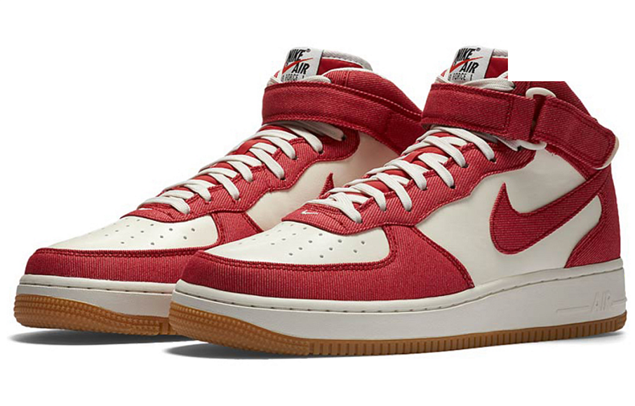 Фото № 3 с приближением к товару «‎Nike Air Force 1 Mid Red»