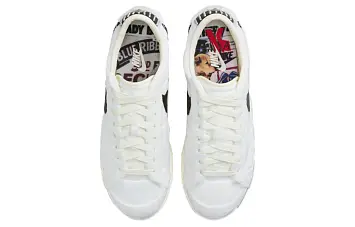 Nike Wmns Blazer low Platform Low-Top Sneakers White - 4