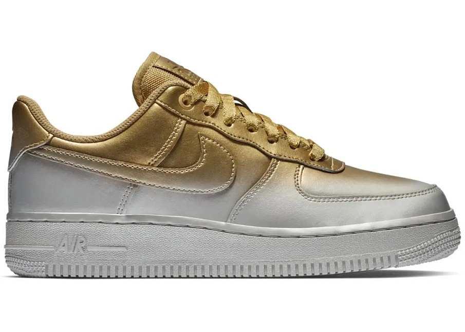 Фото № 1 с приближением к товару «‎Nike Air Force 1 Low Gold Silver »