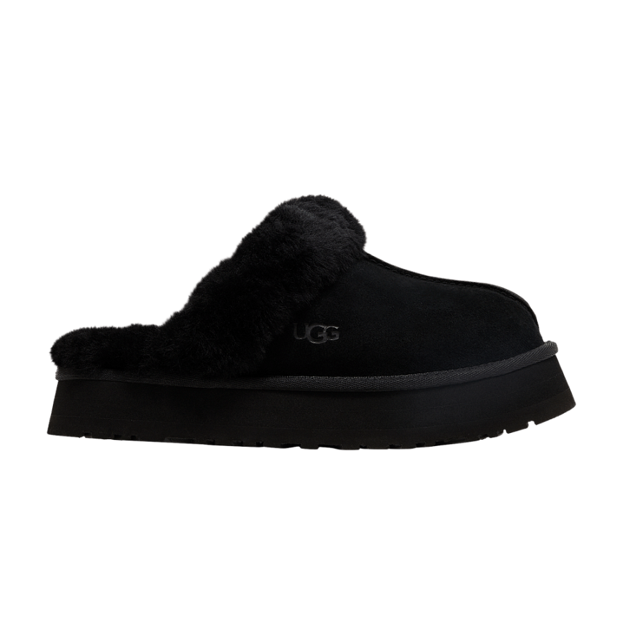 Фото № 1 с приближением к товару «‎UGG Women's Disquette Slipper Black (1122550-BLK)»