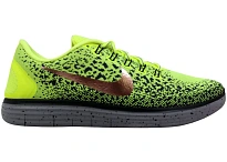 Фото № 1 с приближением к товару «‎Nike Free Run Distance Shield Volt/Metallic Red Bronze-Dark Grey»