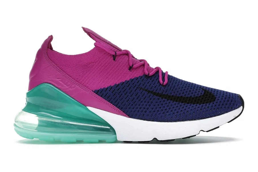 Фото № 1 с приближением к товару «‎Nike Air Max 270 Flyknit Fuchsia Flash»