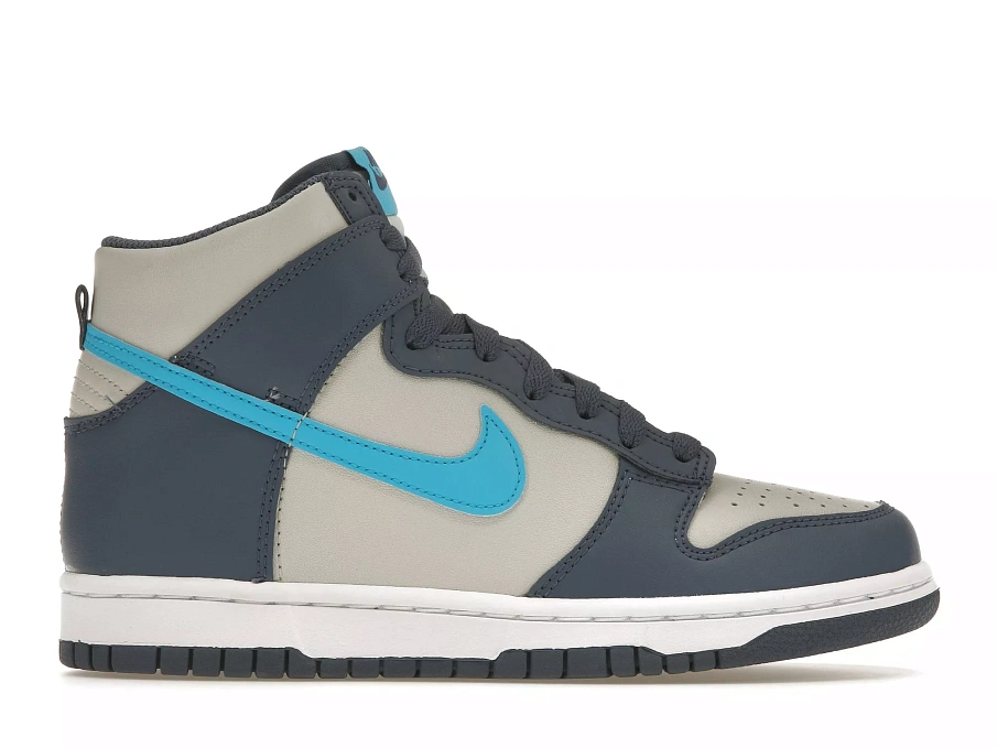 Фото № 1 с приближением к товару «‎Nike Dunk High Light Bone Diffused Blue »