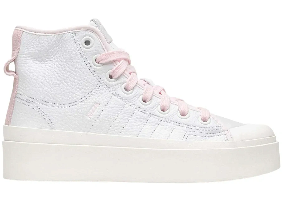 Фото № 1 с приближением к товару «‎adidas Nizza Bonega Platform Mid Crystal White Cloud White Almost Pink »