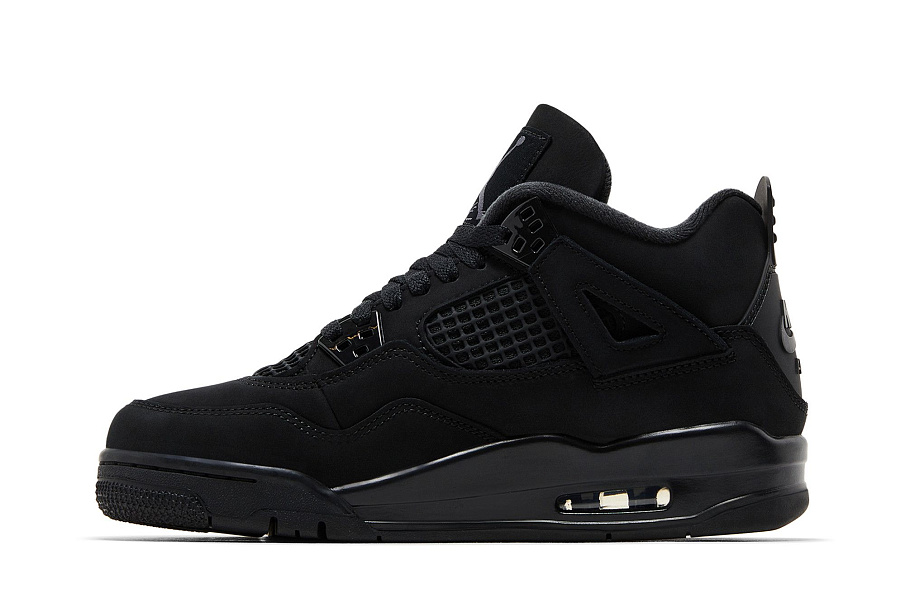 Фото № 4 с приближением к товару «‎Air Jordan 4 Retro GS Black Cat 2025»